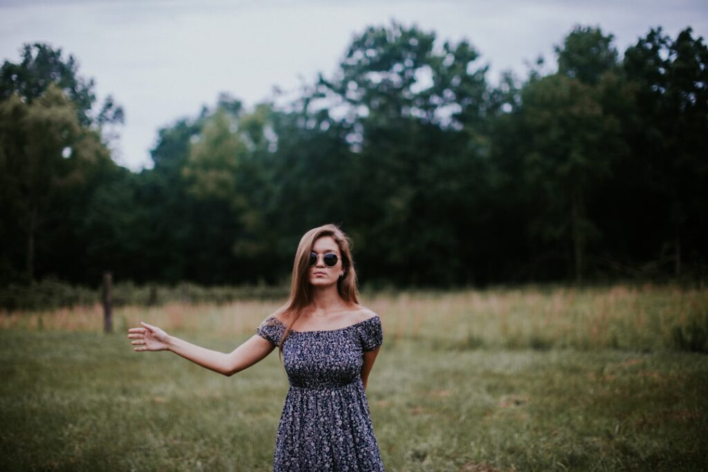 Photo Floral Maxi Dress